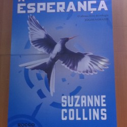 Capa de A Esperança em stand na Bienal